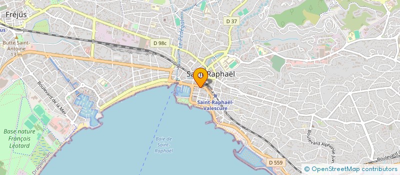 localisation de l'entreprise LES GOURMANDISES DE PAULINE  SAINT-RAPHAEL