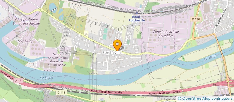 localisation de l'entreprise LES GOURMANDISES DE PROCHEVILLE  PORCHEVILLE