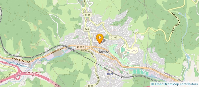 localisation de l'entreprise LES GOURMANDISES DE SAHA  TARARE