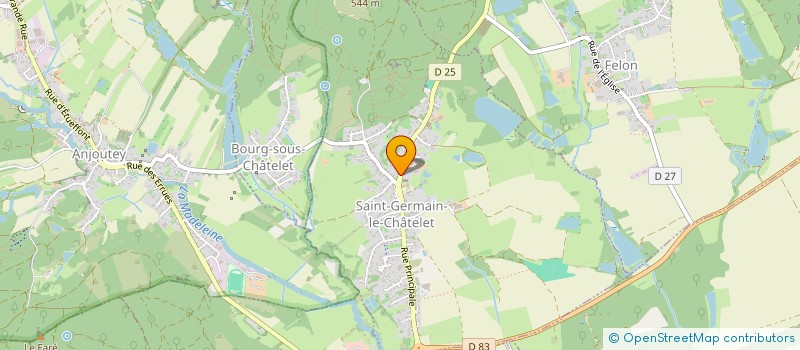 localisation de l'entreprise LES GOURMANDISES DE SAINT-GERMAIN SARL  SAINT-GERMAIN-LE-CHATELET