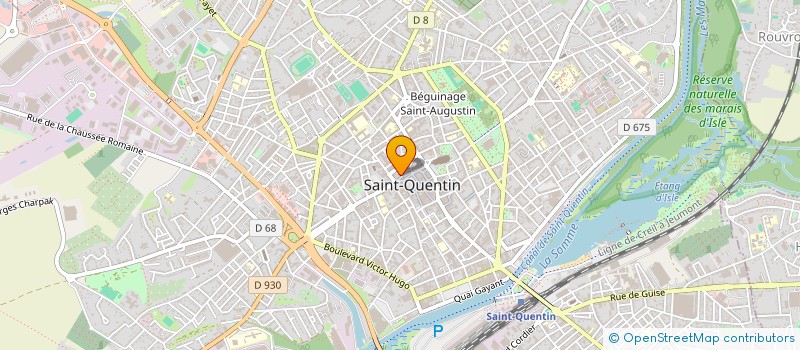 localisation de l'entreprise LES GOURMANDISES DE SAINT QUENTIN à SAINT-QUENTIN