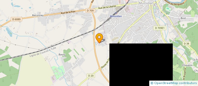 localisation de l'entreprise LES GOURMANDISES DE SANDRA  SAINT-MEDARD-DE-MUSSIDAN