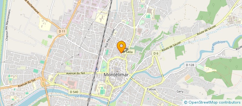 localisation de l'entreprise LES GOURMANDISES DU CHAUDRON D'OR à MONTELIMAR