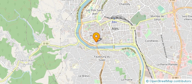 localisation de l'entreprise LES GOURMANDISES DU FOURNIL à ALES