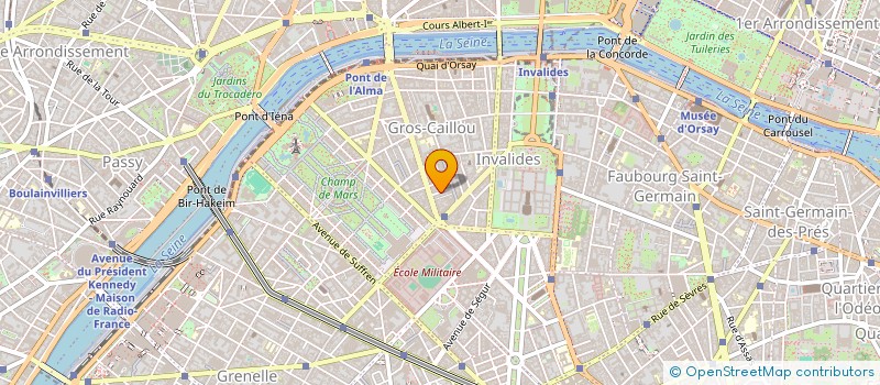 localisation de l'entreprise LES GOURMANDISES PARISIENNES à PARIS