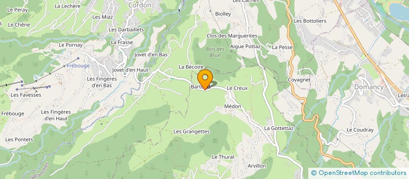 localisation de l'entreprise LES GOURMANDISES SAVOYARDES à COMBLOUX