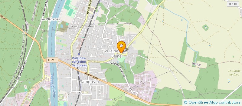 localisation de l'entreprise LES GOURMANDISES VULAINOISES  VULAINES-SUR-SEINE