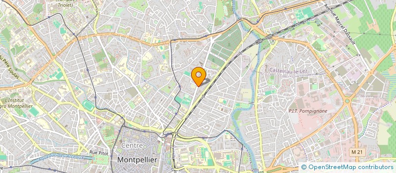 localisation de l'entreprise LES GOURMANDS à MONTPELLIER