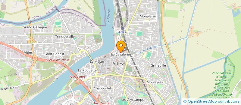 localisation de l'entreprise LES GOURMANDS à ARLES