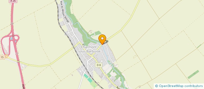 localisation de l'entreprise LES GOURMANDS CHAMPENOIS  CHARMONT-SOUS-BARBUISE