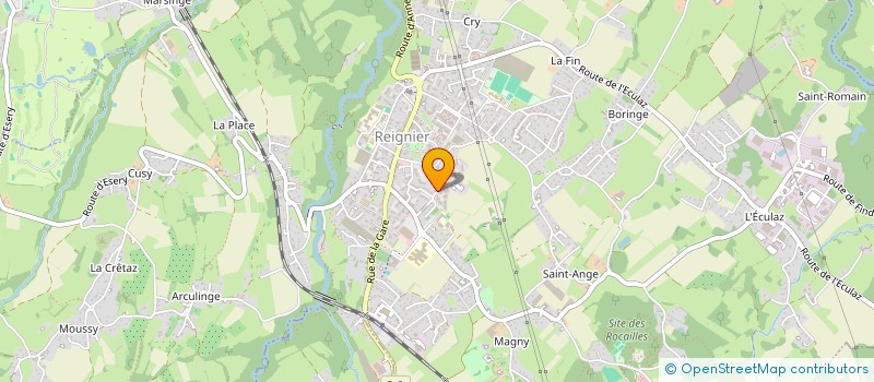 localisation de l'entreprise LES GOURMANDS DES ALPES à REIGNIER-ESERY