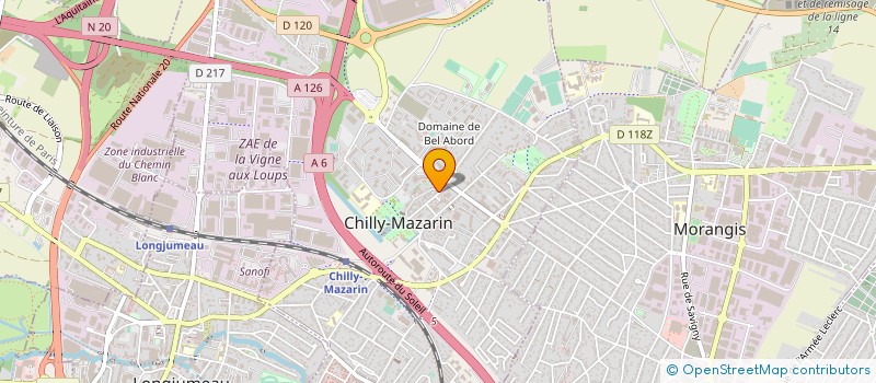 localisation de l'entreprise LES GOURMANDS DISENT à CHILLY-MAZARIN