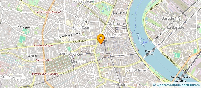localisation de l'entreprise LES GOURMANDS DU REMPART à BORDEAUX