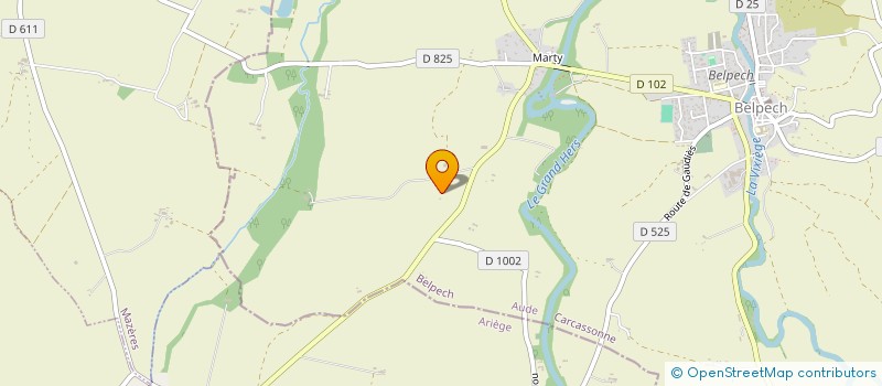 localisation de l'entreprise LES GOURMETS DE LA PIEGE  BELPECH