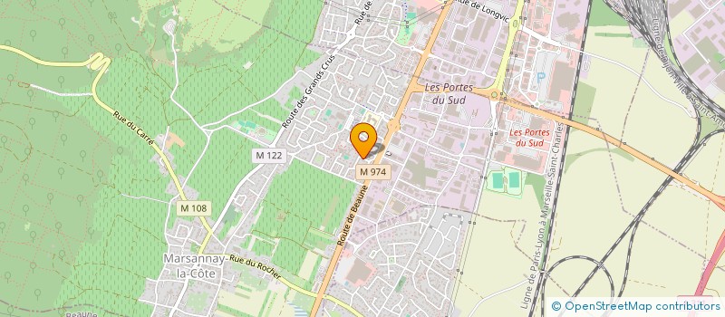 localisation de l'entreprise LES GOURMETS DES SENTIERS à MARSANNAY-LA-COTE
