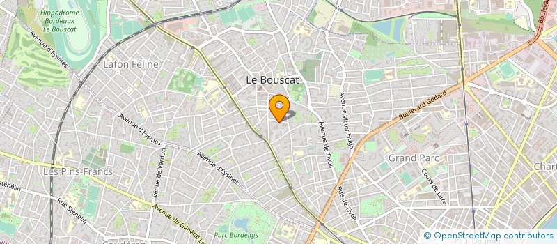 localisation de l'entreprise LES GOURMETS DU LIBOURNAIS  LIBOURNE