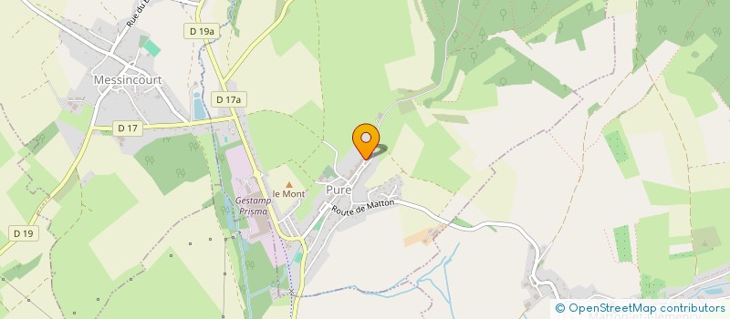 localisation de l'entreprise LES GOUTELLES à MATTON-ET-CLEMENCY