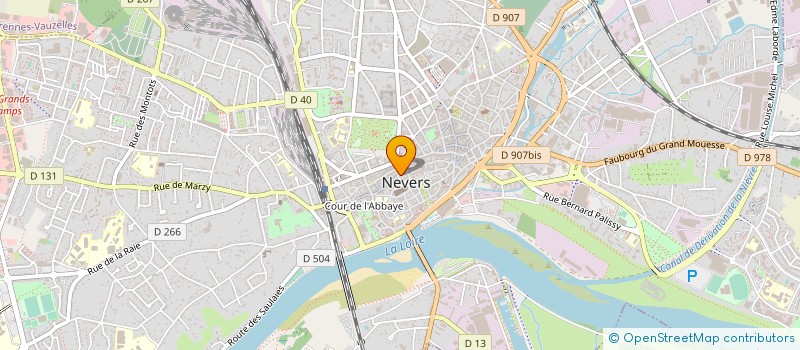 localisation de l'entreprise LES GOUTERS D'ENORA à NEVERS