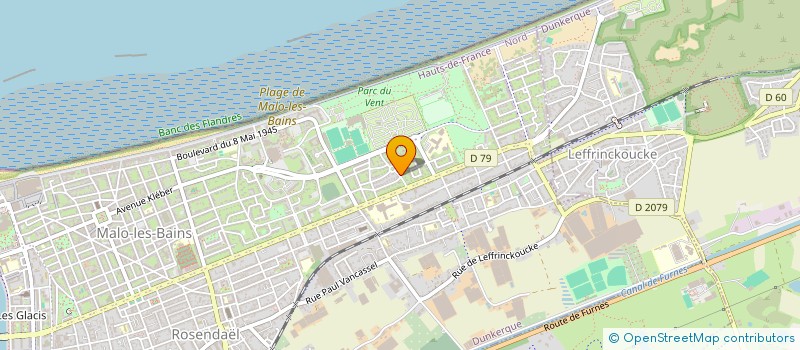 localisation de l'entreprise LES GOUTIERS à DUNKERQUE