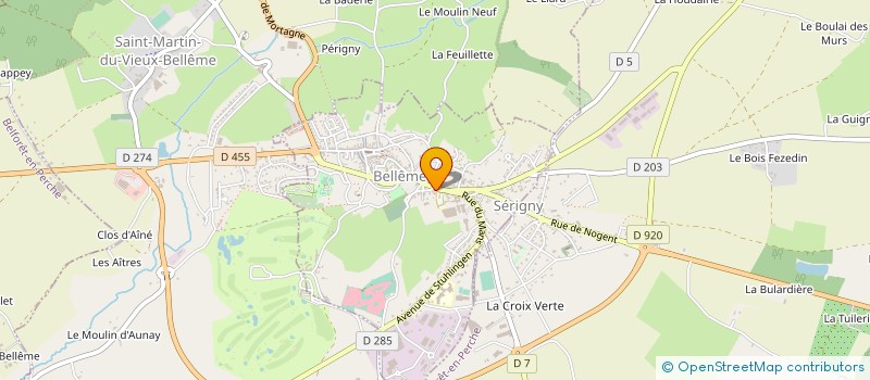 localisation de l'entreprise LES GOUTS NORMANDS à BELLEME