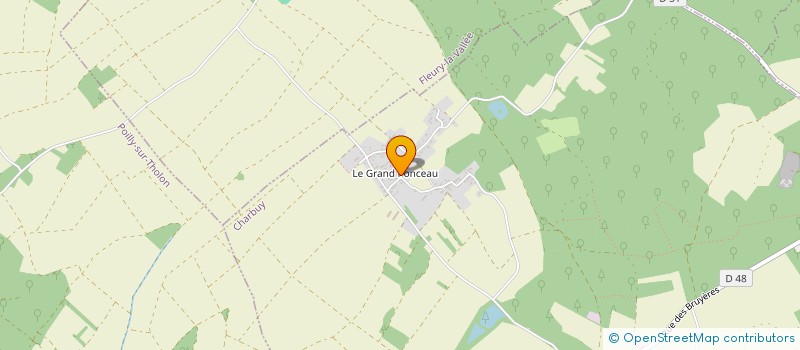 localisation de l'entreprise LES GOUTS RETROUVES à CHARBUY