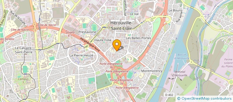 localisation de l'entreprise LES GOUTTES D'EAU CONTRE LES VIOLENCES SEXUELLES  HEROUVILLE SAINT CLAIR