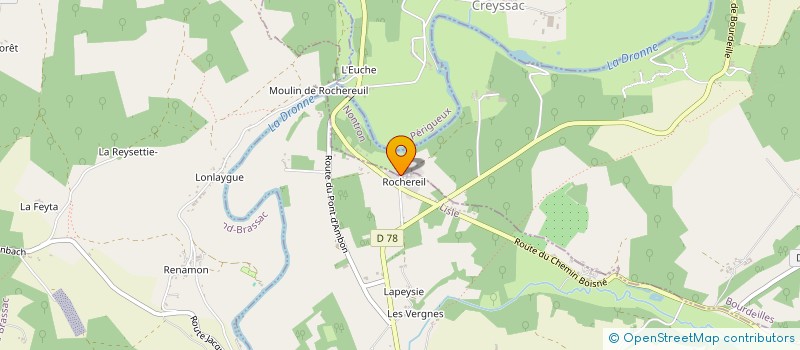 localisation de l'entreprise LES GOUYATS EN 4L  MONTAGRIER