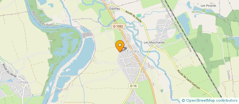 localisation de l'entreprise LES GOVIS  CUZIEU