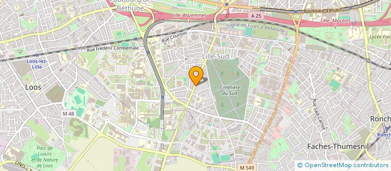 localisation de l'entreprise LES GRACIEUSES DU SUD à LILLE