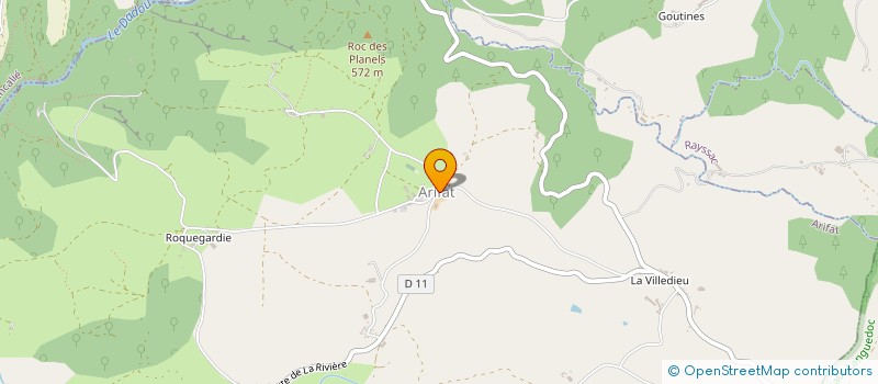 localisation de l'entreprise LES GRAINES ARIFADOLES  ARIFAT