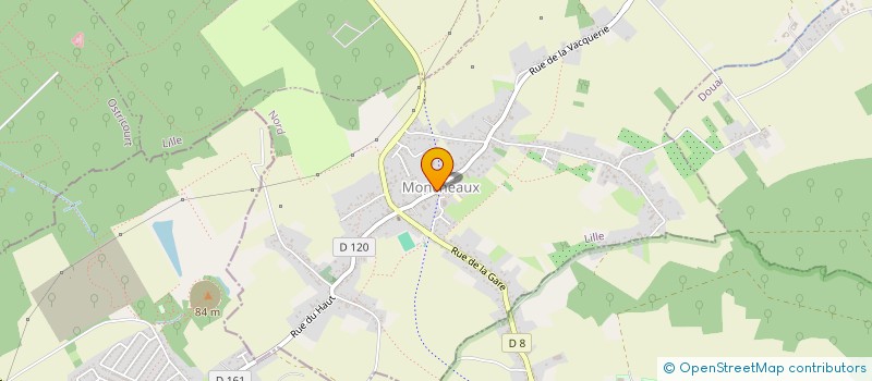 localisation de l'entreprise LES GRAINES BOCQUET à MONCHEAUX