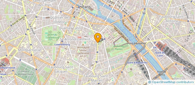 localisation de l'entreprise LES GRAINES CELESTES à PARIS