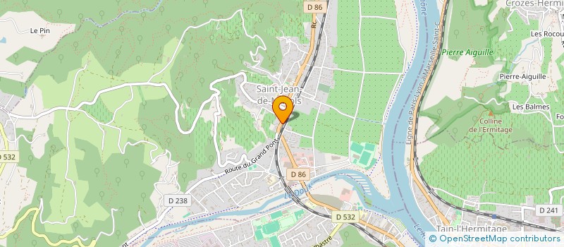 localisation de l'entreprise LES GRAINES DE CARENE  SAINT-JEAN-DE-MUZOLS