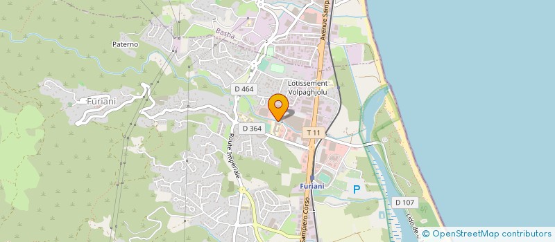 localisation de l'entreprise LES GRAINES DE MOET à BASTIA