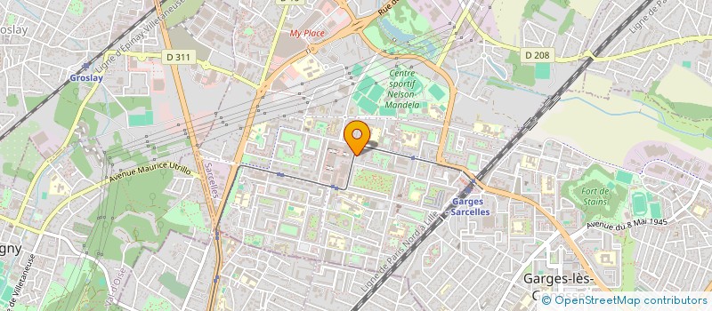 localisation de l'entreprise LES GRAINES DE SADAQA à SARCELLES