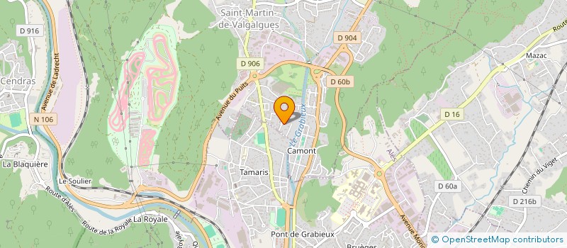 localisation de l'entreprise LES GRAINES DU SUD à SAINT-MARTIN-DE-VALGALGUES