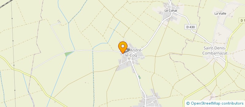 localisation de l'entreprise LES GRAINS D'AGRI à SAINT-ANDRE-LE-COQ