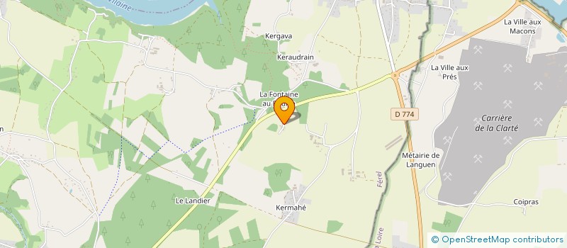 localisation de l'entreprise LES GRAINS DE BLE  MARZAN