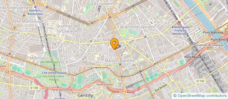 localisation de l'entreprise LES GRAINS DE SEL  PARIS