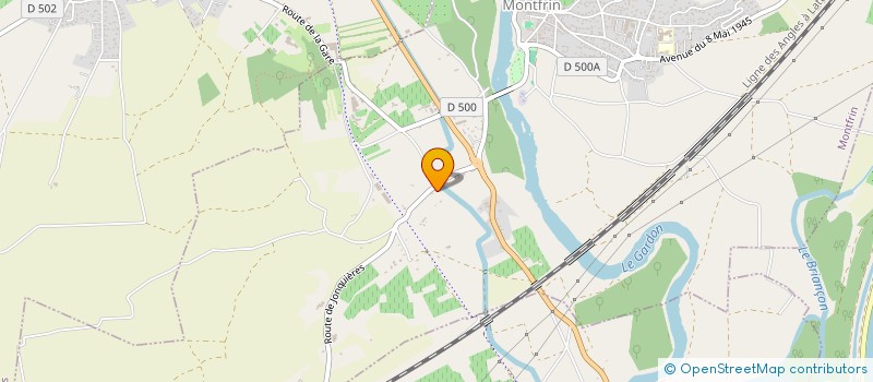 localisation de l'entreprise LES GRAINS GALETS  MONTFRIN