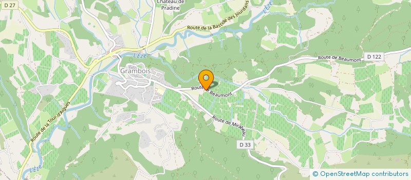 localisation de l'entreprise LES GRAMBOISIENNES EFFERVESCENTES  GRAMBOIS