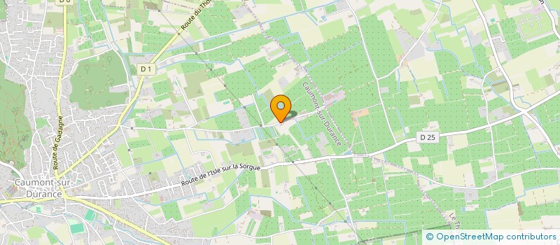 localisation de l'entreprise LES GRAMENETS  CAUMONT-SUR-DURANCE