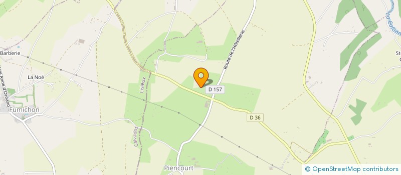 localisation de l'entreprise LES GRANDES AUBINIERES à PIENCOURT