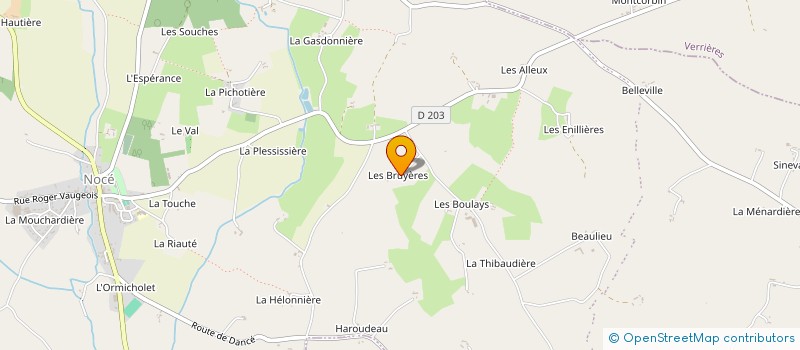 localisation de l'entreprise LES GRANDES BRUYERES à PERCHE-EN-NOCE