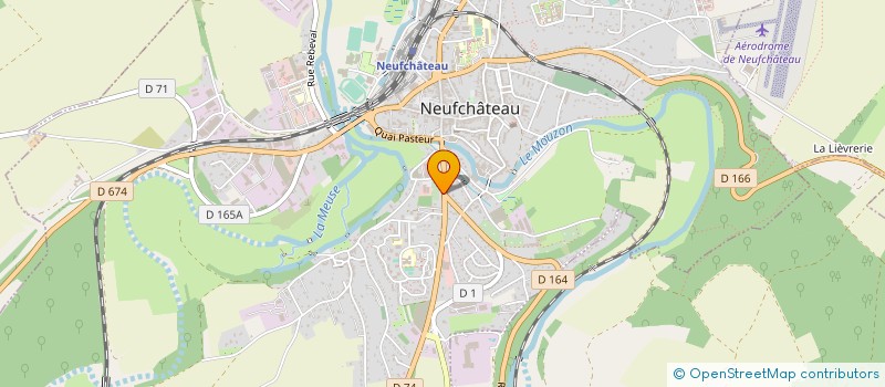localisation de l'entreprise LES GRANDES CARRIERES à NEUFCHATEAU
