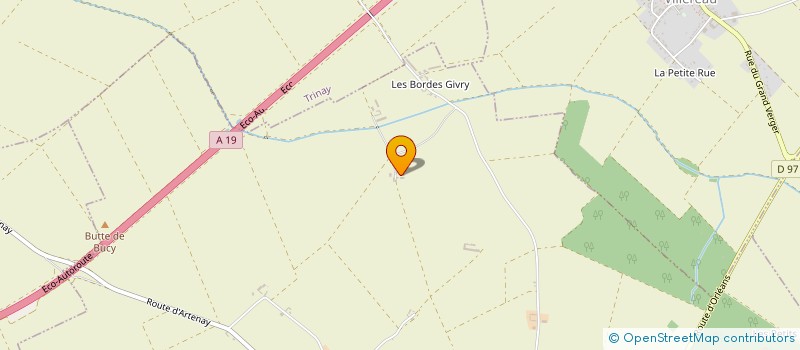 localisation de l'entreprise LES GRANDES CHAUDERIES  SAINT-LYE-LA-FORET