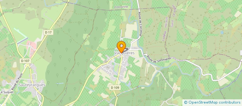 localisation de l'entreprise LES GRANDES COSTES  VACQUIERES