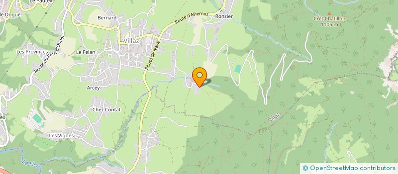 localisation de l'entreprise LES GRANDES ESPERANCES  VILLAZ
