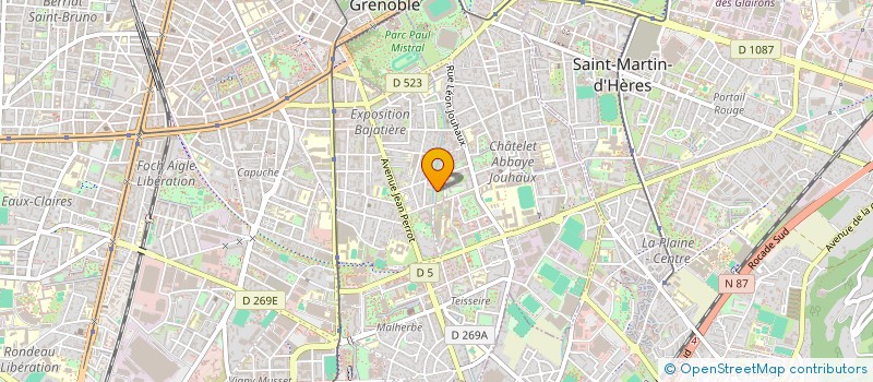 localisation de l'entreprise LES GRANDES ILES à GRENOBLE