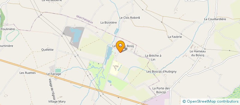 localisation de l'entreprise LES GRANDES MARES  PERIERS